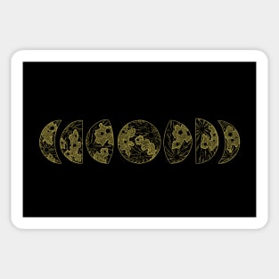 Gold Planet Sticker